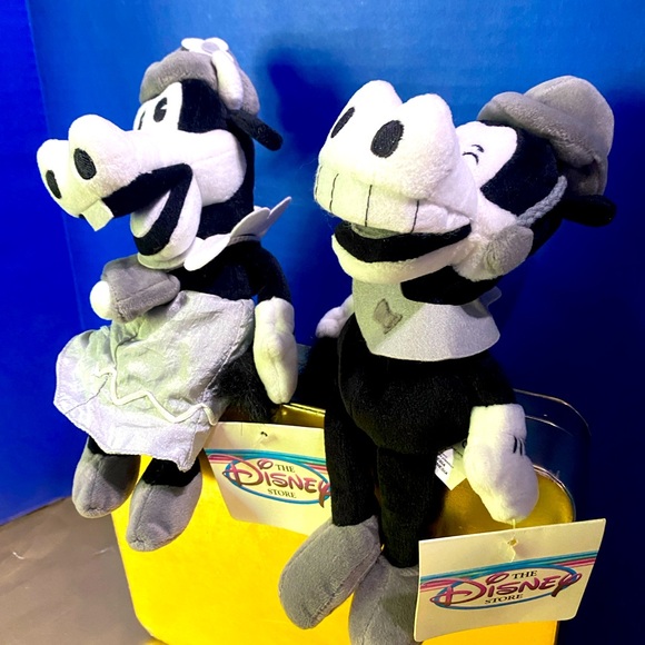 Disney Store & Parks Exclusive NWT BB Horace Horsecollar & Clarabelle Plush Pair - Picture 5 of 9